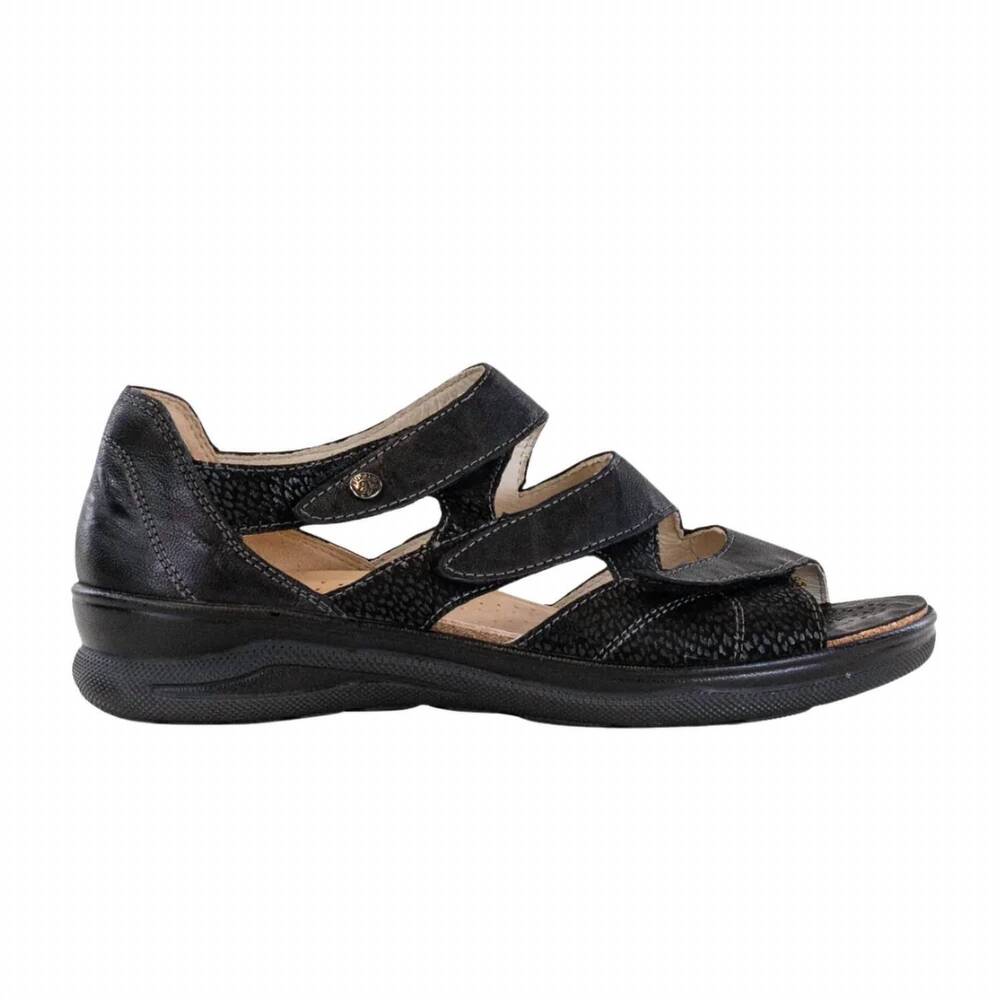 NEW FIDELIO women's hilani sandal in black